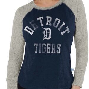 Detroit Tigers Raglan Long Sleeve Shirt